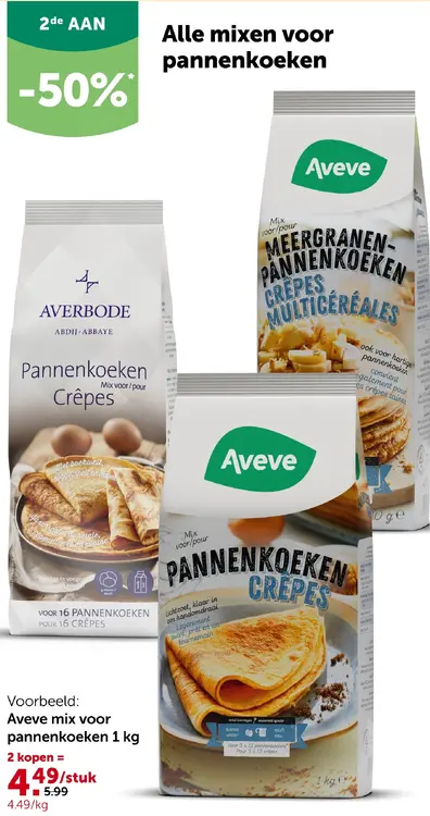Promotie: Mix voor pannenkoeken