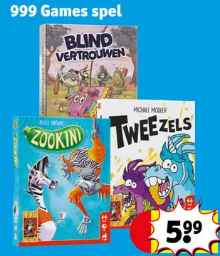 Aanbieding: 999 Games spel