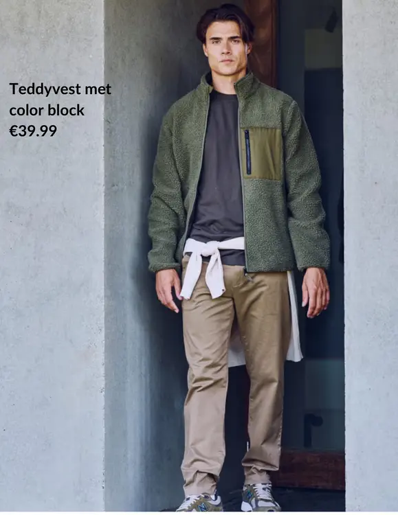 Promotie: JBC Teddyvest met color block