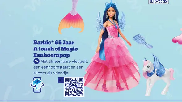 Promotie: Barbie® 65 Jaar A touch of Magic Eenhoornpop