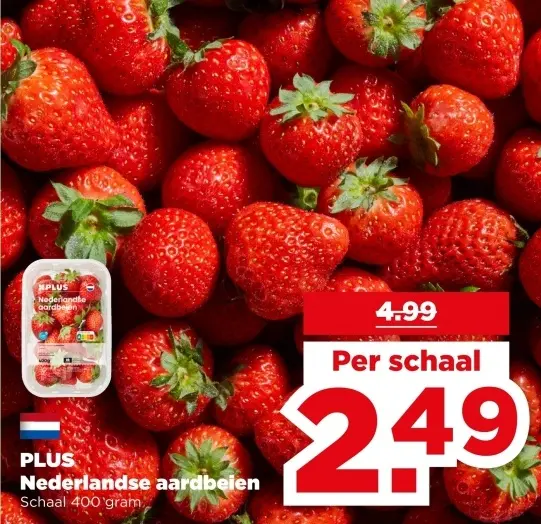 Aanbieding: Nederlandse aardbeien