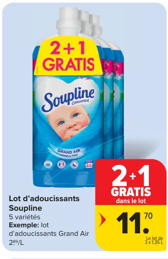 Offre: Lot d'adoucissants