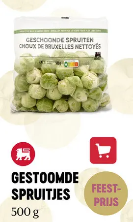 Promotie: Spruiten | Geschoond