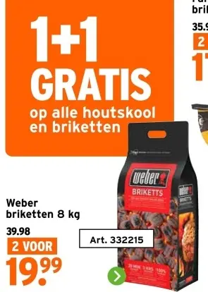 Aanbieding: Briketten 8 kg