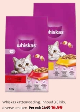 Aanbieding: Whiskas kattenvoeding