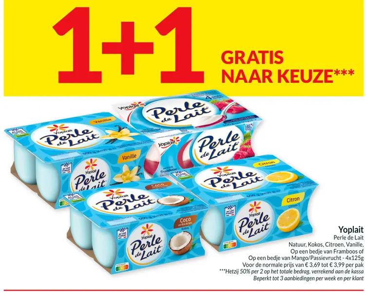 Promotie: Yoplait Perle de Lait