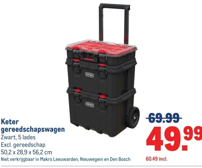 Aanbieding: gereedschapswagen