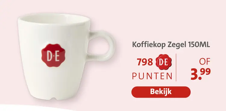 Aanbieding: Koffiekop Zegel
