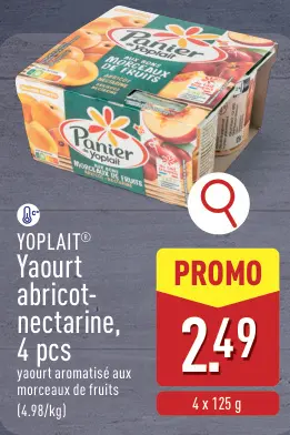 Offre: Yaourt abricot-nectarine