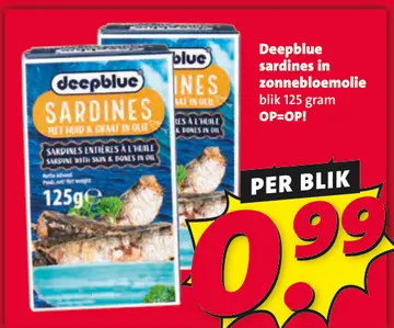 Aanbieding: Deepblue sardines