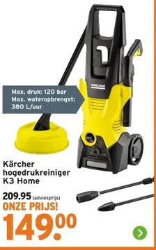 Aanbieding: Kärcher hogedrukreiniger K3 Home