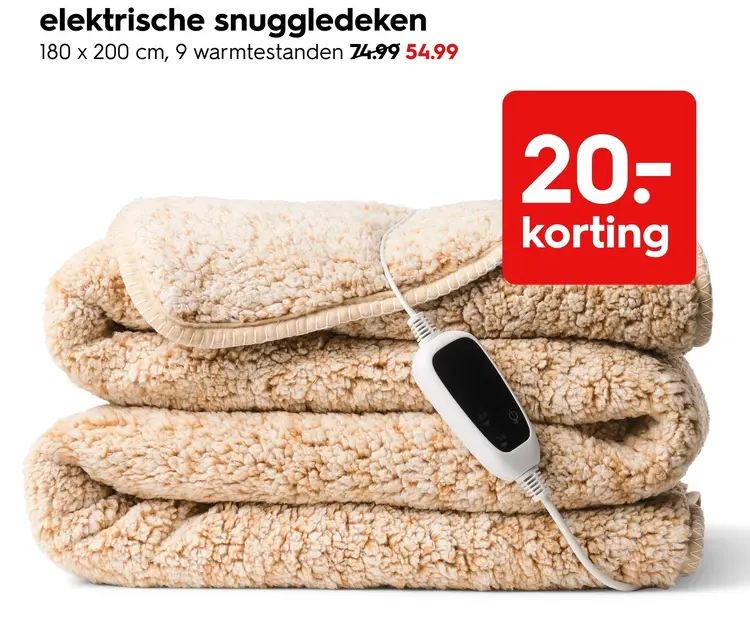 Aanbieding: elektrische snuggledeken