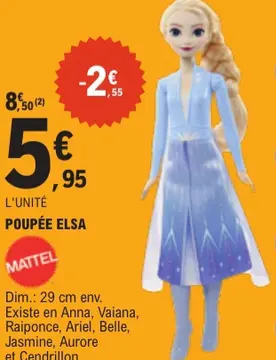 Aanbieding: POUPÉE ELSA