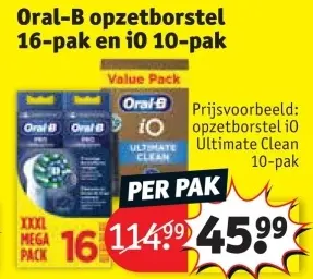 Promotie: Oral-B opzetborstel