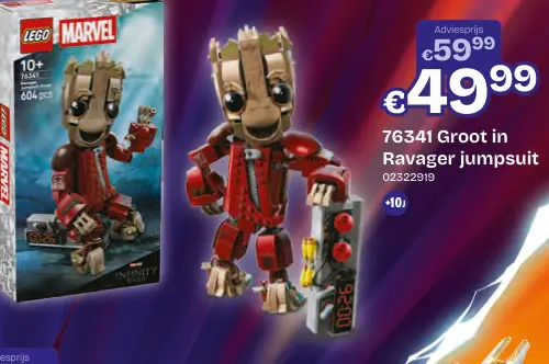 Promotie: Groot in Ravager jumpsuit