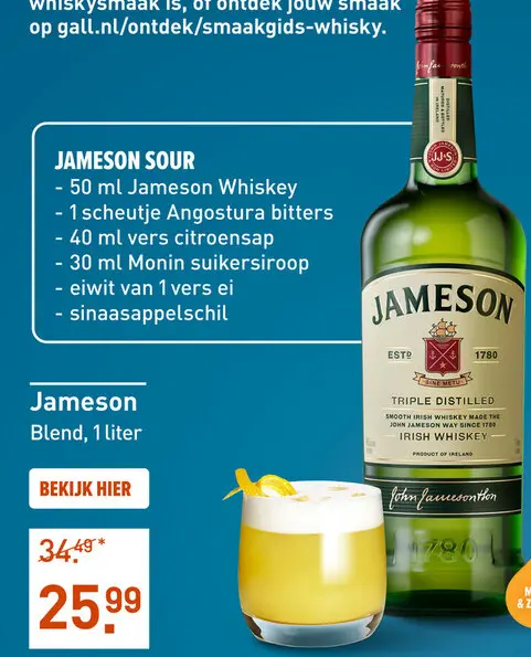 Aanbieding: Jameson 100CL