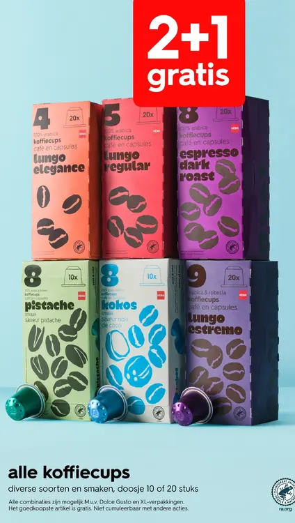 Promotie: Koffiecups