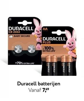 Aanbieding: Duracell batterijen