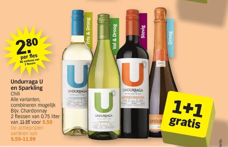 Promotie: Undurraga U en Sparkling