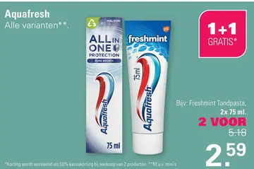 Aanbieding: Aquafresh