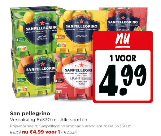 Promotie: San Pellegrino