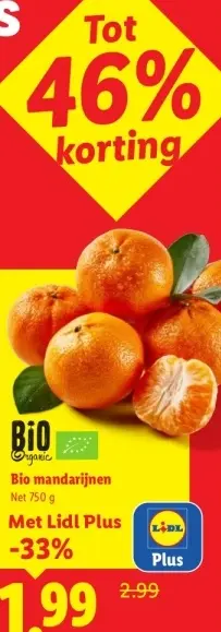 Aanbieding: Bio mandarijnen