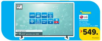 Aanbieding: 65UR75006