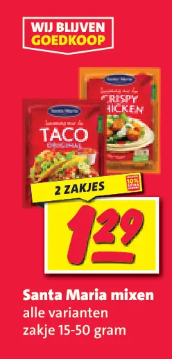 Aanbieding: Santa Maria mixen