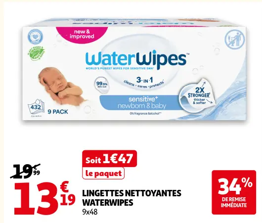 Promotie: Lingettes nettoyantes