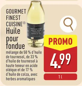 Offre: Huile pour fondue