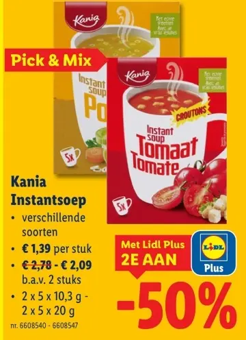 Aanbieding: Instantsoep