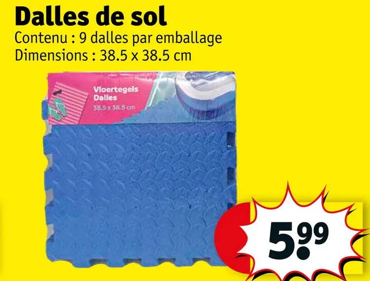 Offre: Dalles de sol