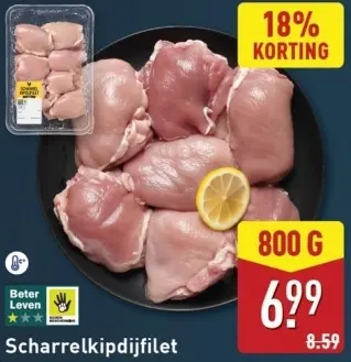 Aanbieding: Scharrelkipdijfilet