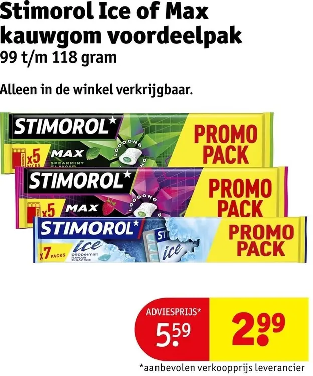 Aanbieding: Ice of Max kauwgom voordeelpak