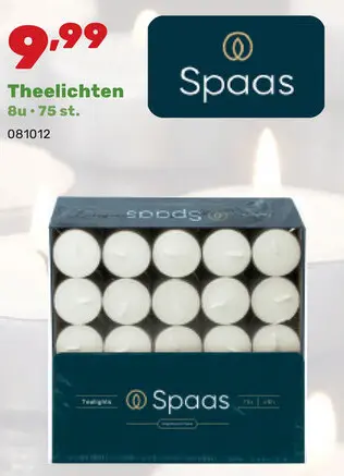 Promotie: Theelichten