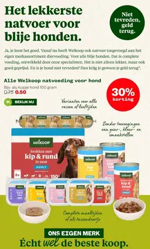 Aanbieding: Alle Welkoop natvoeding voor hond