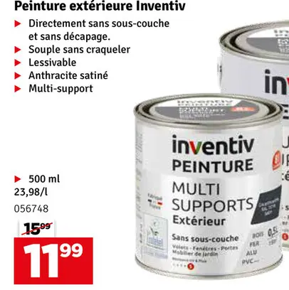 Offre: Peinture extérieure Inventiv