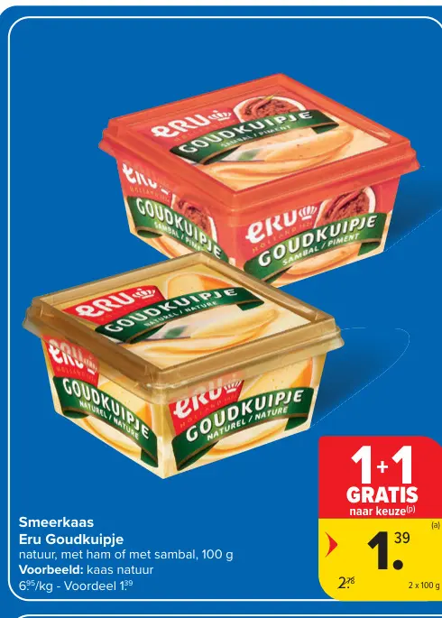 Promotie: Smeerkaas Goudkuipje