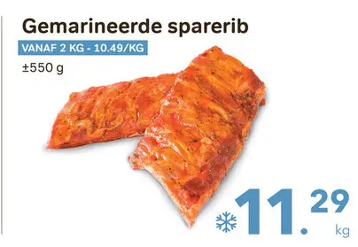 Promotie: Gemarineerde sparerib
