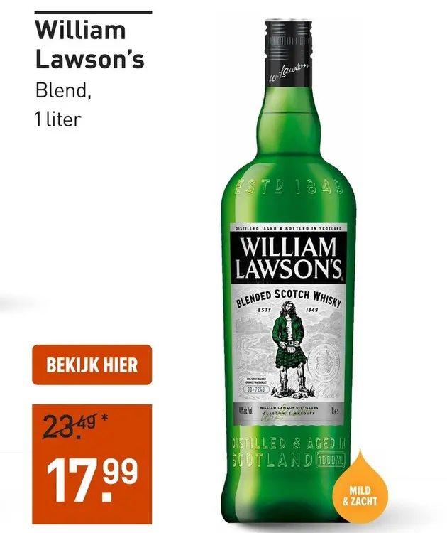 Aanbieding: William Lawson's