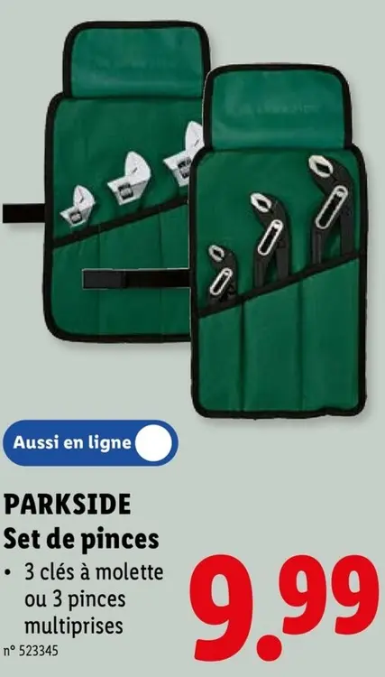 Offre: Set de pinces