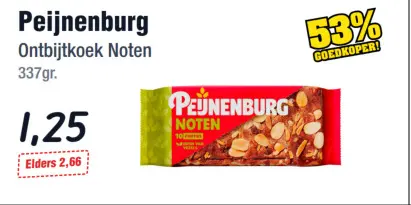 Aanbieding: Ontbijtkoek Noten