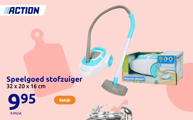 Aanbieding: Speelgoed stofzuiger
