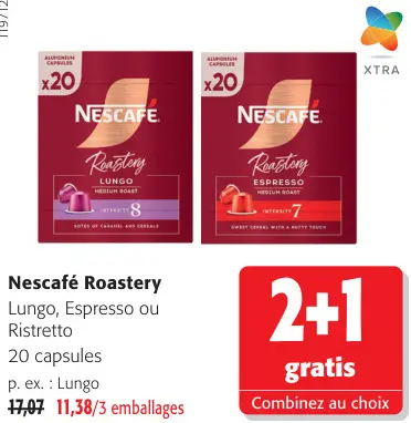 Offre: Capsules de café Roastery
