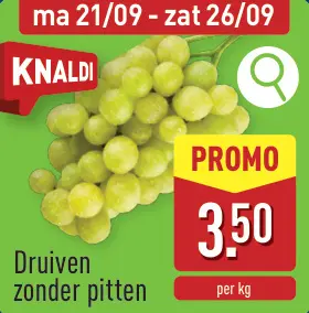 Promotie: Druiven zonder pitten