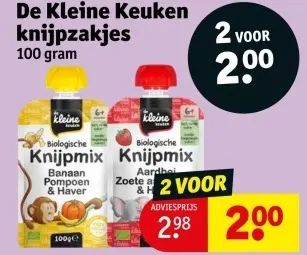 Aanbieding: knijpzakjes