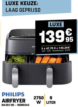 Aanbieding: PHILIPS AIRFRYER