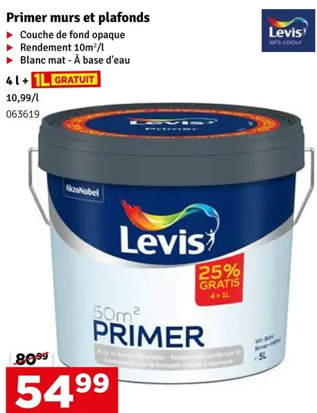 Offre: Primer murs et plafonds