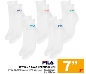 Aanbieding: SET VAN 5 PAAR HERENSOKKEN