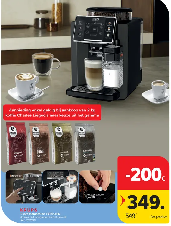 Promotie: Espressomachine YY5514FD